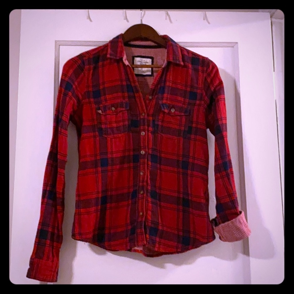 Red & Blue Checkered Flannel